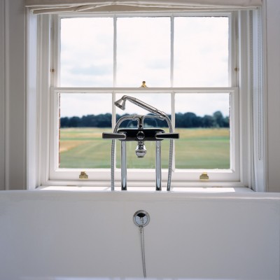 The Grove Hotel Bathroom Bath view Photography UK