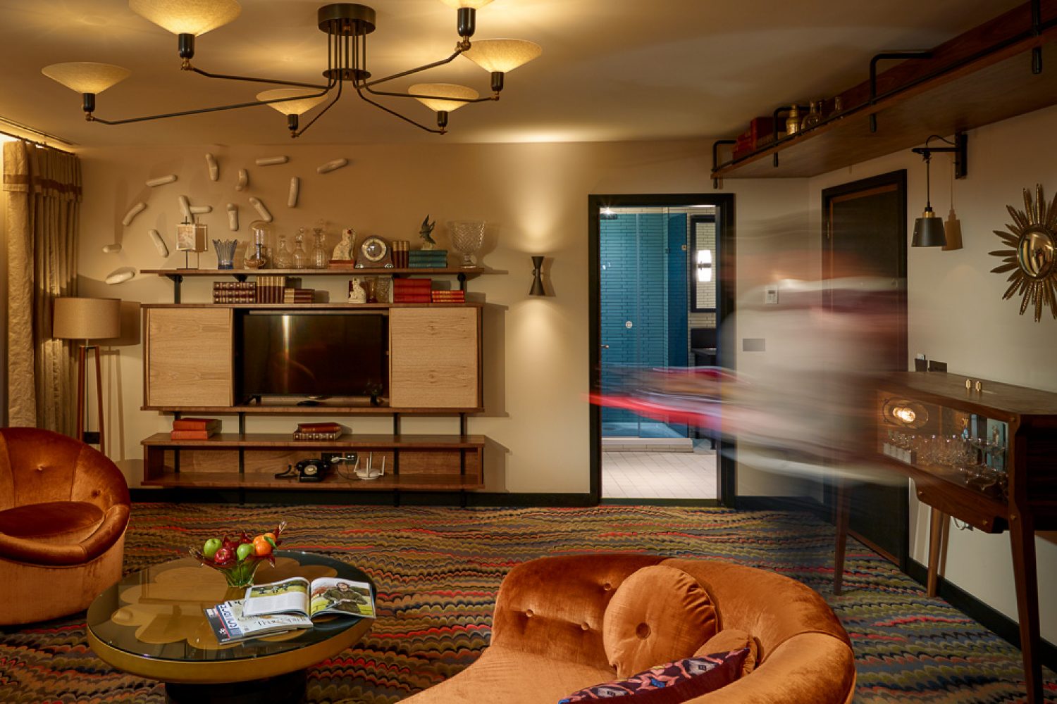 Hospital Club Top service, hotel interior suite photography London