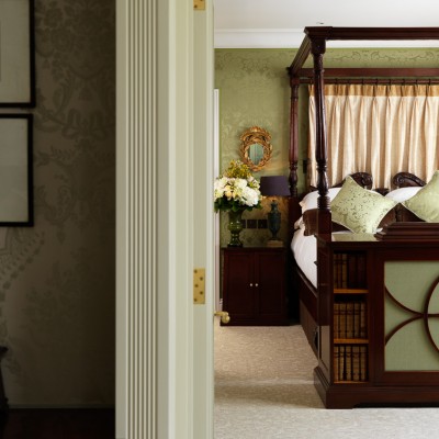 The Goring Royal Suite Bedroom luxury interior photography London