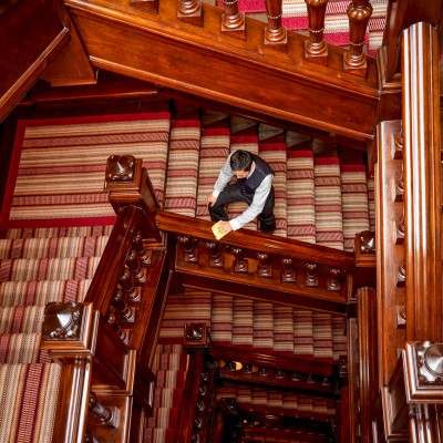 The Connaught Hotel Stairwell