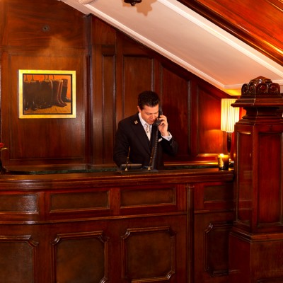 The Connaught hotel Concierge desk Photography London