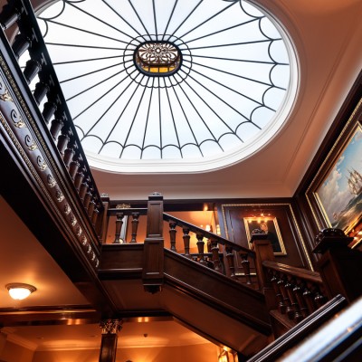 The Connaught Stairwell Skylight Architectural Photography London