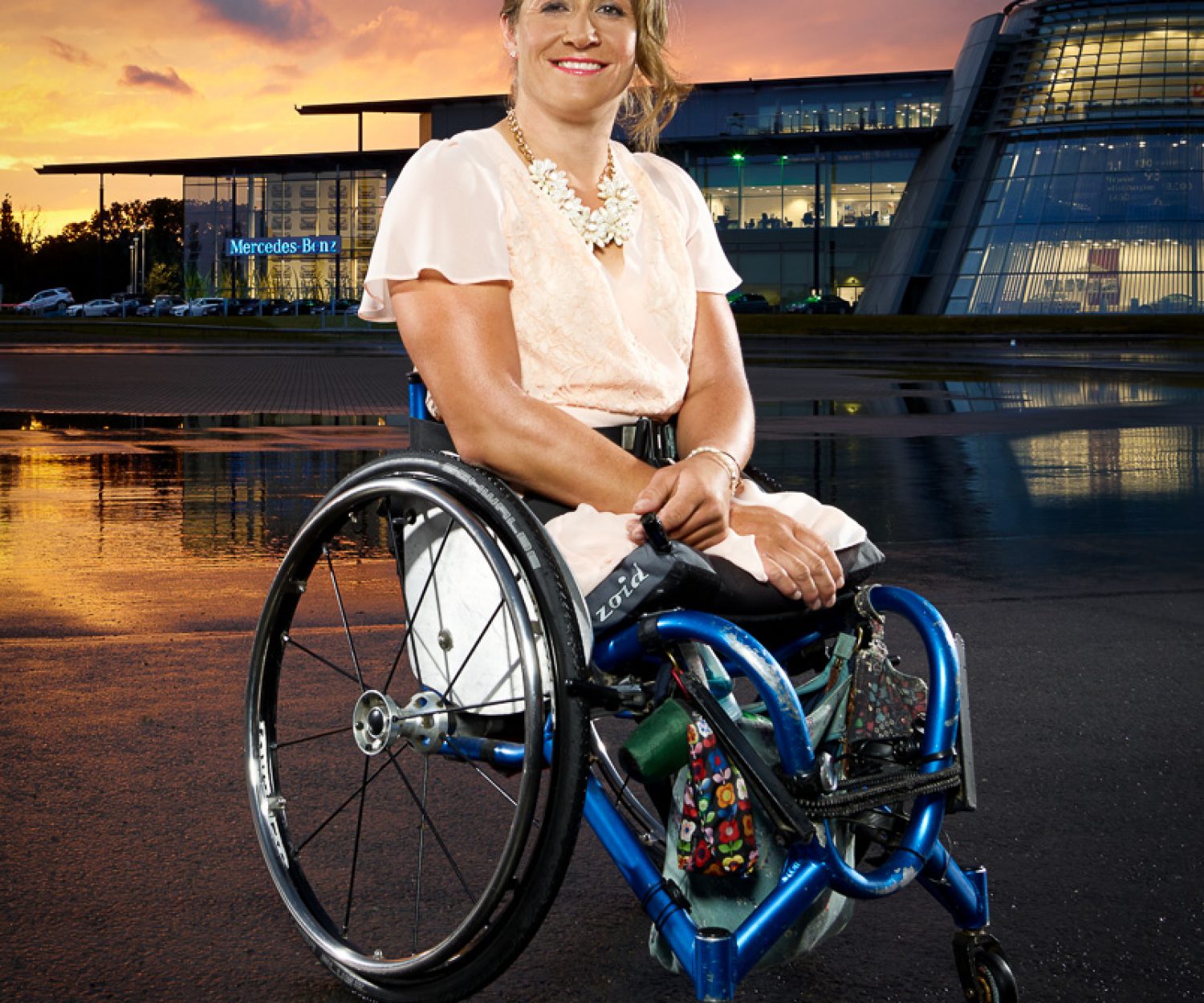 Rachel Morris Handcycling Rowing Paralympic Champion Portrait Photography London