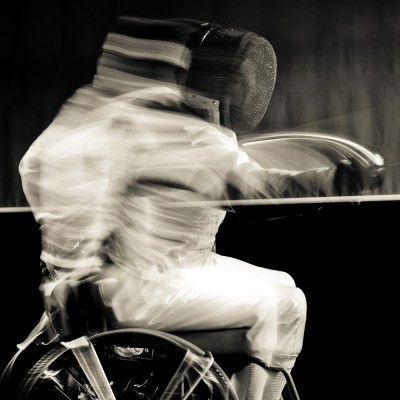 Paralympic Wheelchair Fencing Sports Photography London