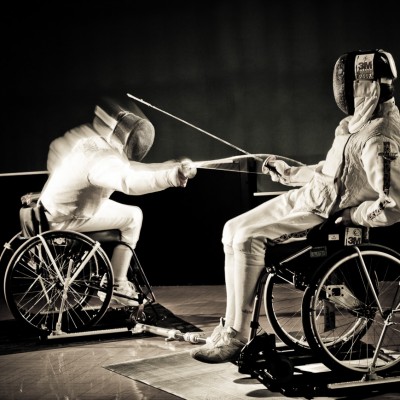 Paralympic Wheelchair Fencing Sports Photography London