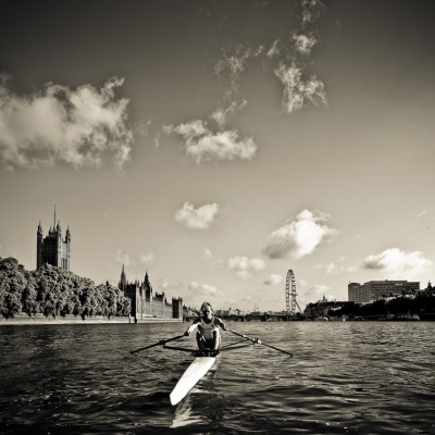 Josh Butler Rowing Thames London Sports Photography
