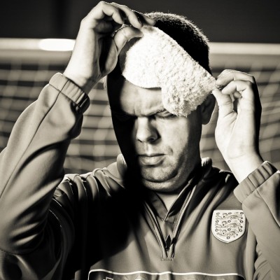 David Clarke Blind Football Photography