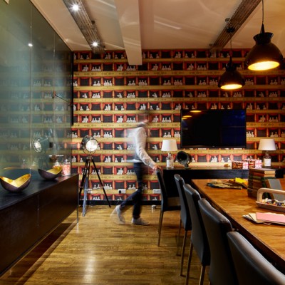 Hospital Club Luxury hotel Teatro meeting room interior style photography London