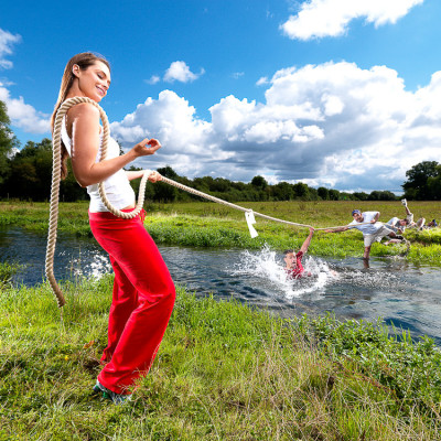 Tug Of War Pharmaceutical Campaign Photography