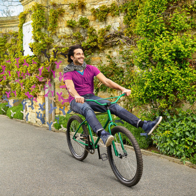 Bike Asthma awareness Pharmaceutical campaign brand advertising photography