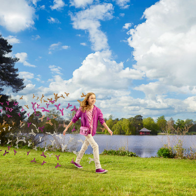 Walking Child Asthma awareness Pharmaceutical campaign brand advertising photography