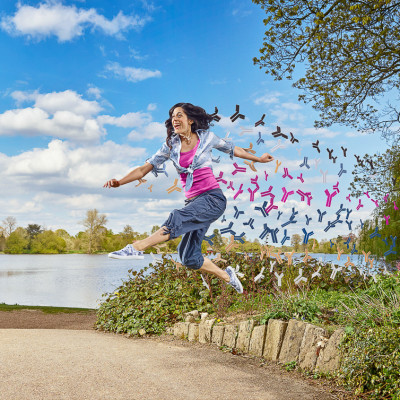 Jump Asthma awareness Pharmaceutical campaign brand advertising photography