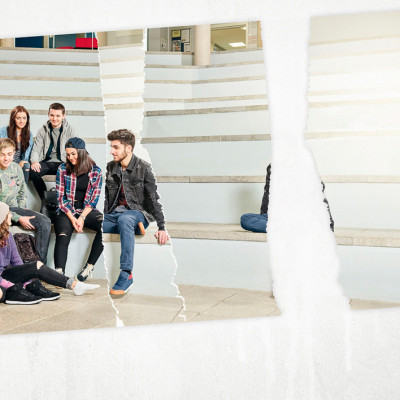 Teenagers socialising Pharmaceutical Advertising Campaign