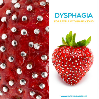 Strawberry Dysphagia awareness pharmaceutical campaign still life food photography
