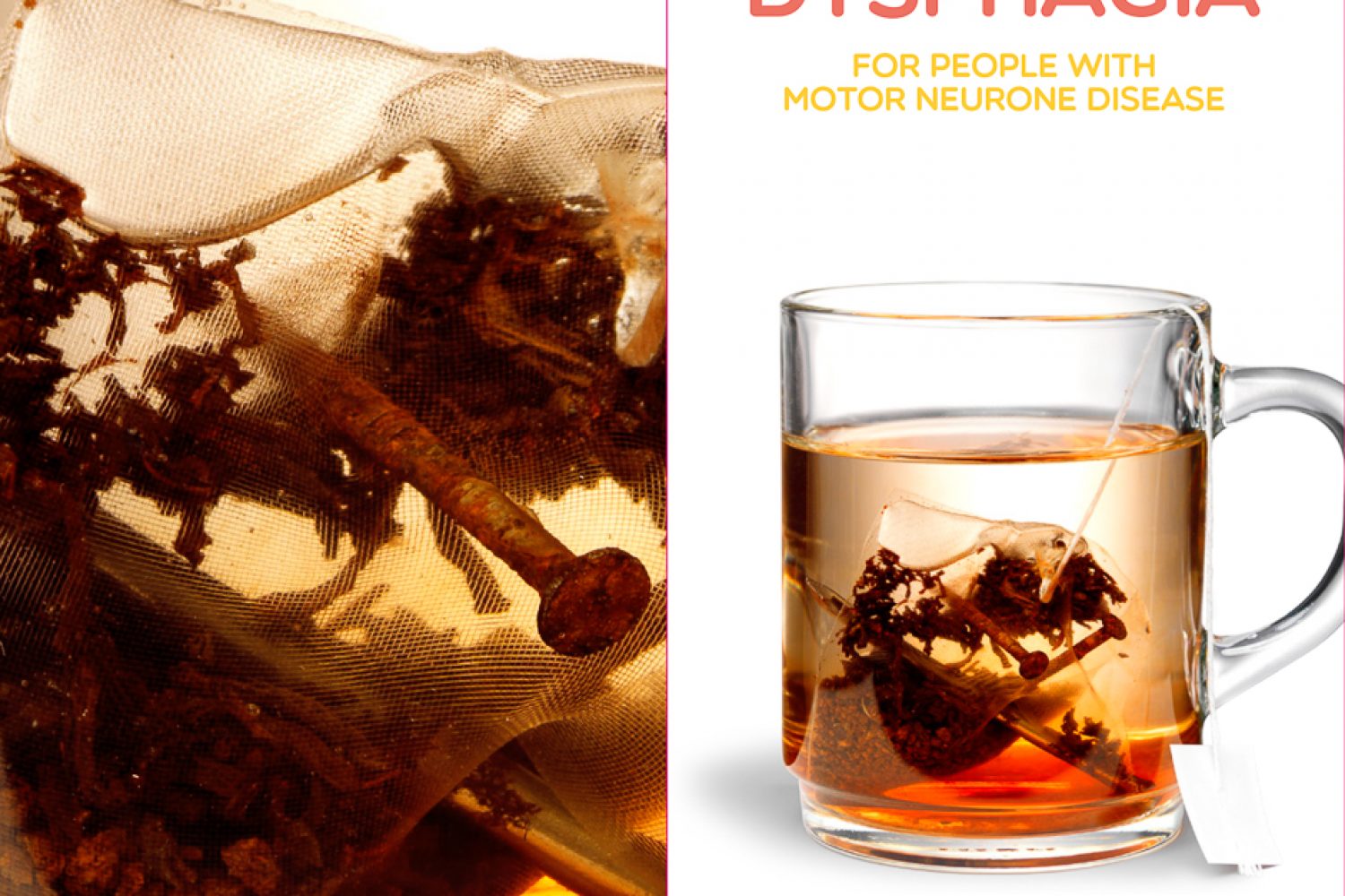 Tea Dysphagia awareness pharmaceutical campaign still life food photography