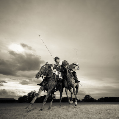 Equestrian Polo Horse charge Sports advertising photography London