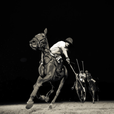 Equestrian Polo Horse charge Sports advertising photography London