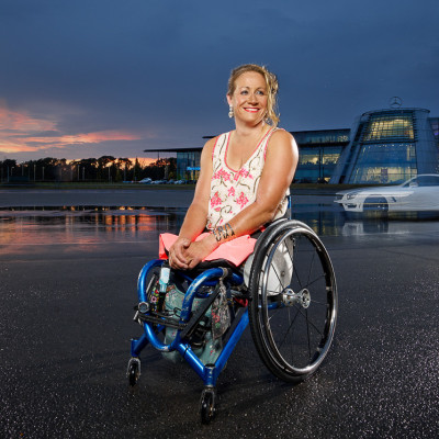 Rachel Morris Paralympic Champion Handcycling Portrait Photography London