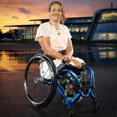 Rachel Morris Handcycling Rowing Paralympic Champion Portrait Photography London