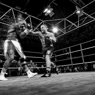 Boxing Shattering Punch CGI Sports advertising photography