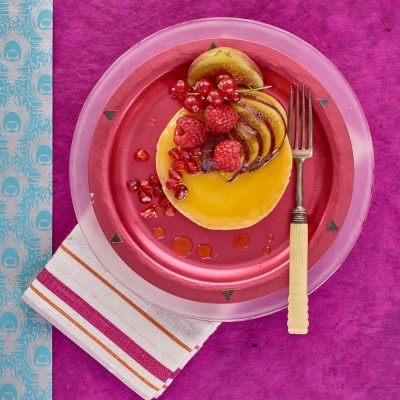 Mango pomegranate dessert food photography London